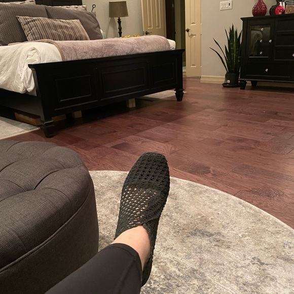 SMA Shoes, Slip on Platform Ankle Boots, woven stretch fabric - Picture 12 of 14